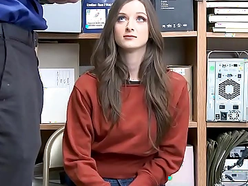 Teen shoplifter pussy rammed away from