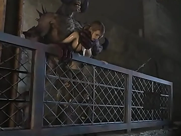 Quiet taking it from behind from demon