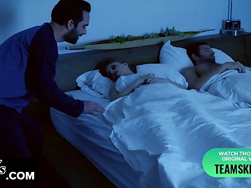 Family Strokes -  Horny Stepson Pounds