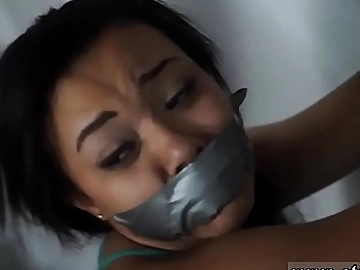 Shy ill-lighted legal age teenager plus
